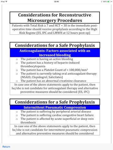 Thromboembolism Risk - "iPad Edition" screenshot 4