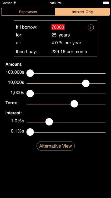 Mortgage Calculator from Andrew's Toolkit