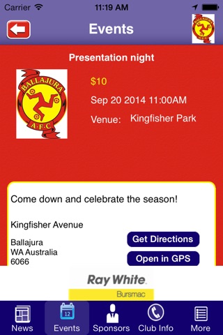 Ballajura Association Football Club screenshot 4