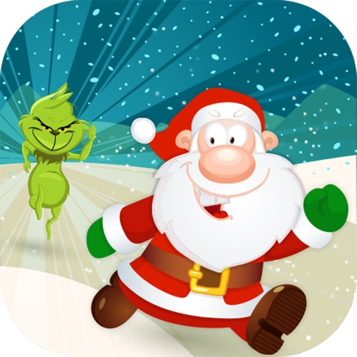 Adventurous Santa Clause Fleeing Escape : Grinch Trying to Wreck Christmas FREE icon