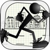 Run Jump Stickman Mania - cool street running arcade game