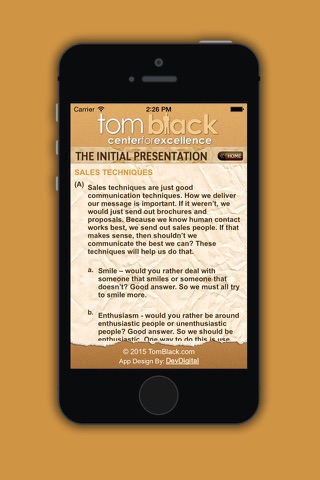 Tom Black Sales Training screenshot 2