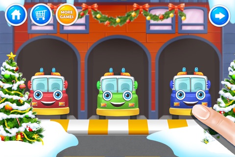Christmas Santa Hero - Fire & Rescue Kids Games screenshot 2