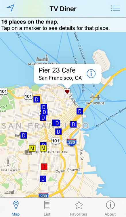 TV Diner - Places from DDD, MvF and more
