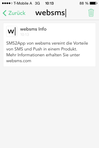 SMS2App screenshot 2