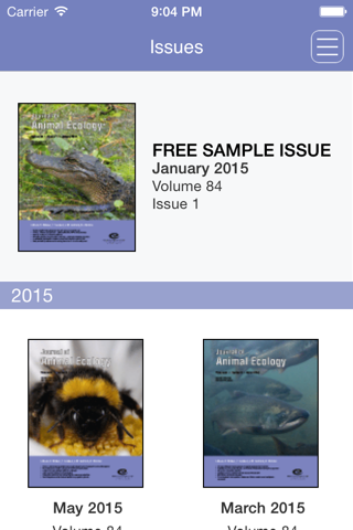 Journal of Animal Ecology screenshot 2