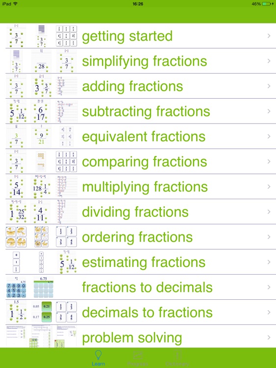 3000+ Fractions