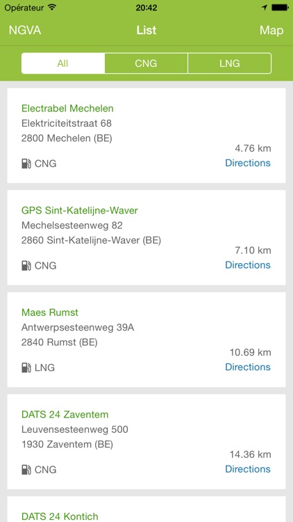 CNG / LNG Finder