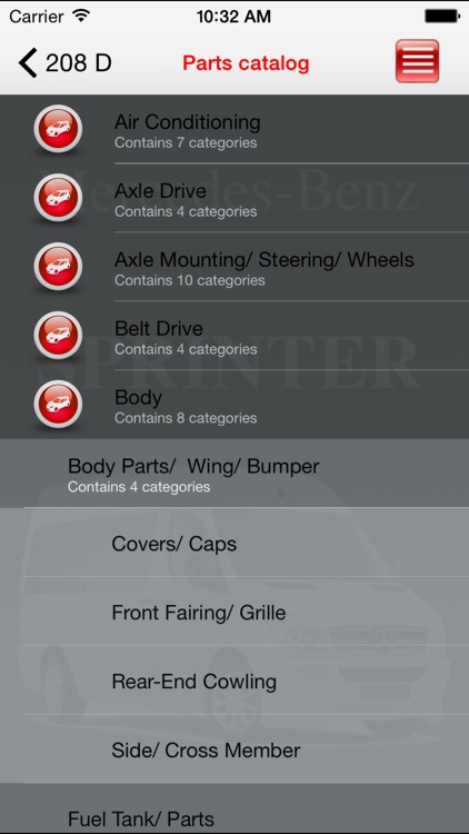 Autoparts Mercedes-Benz SPRINTER