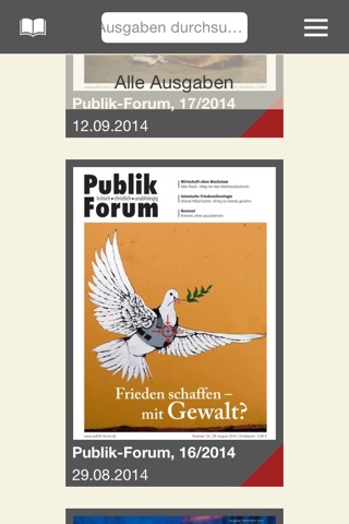 Publik-Forum Kiosk screenshot 4