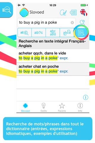 English <-> French Slovoed Compact talking dictionary screenshot 2