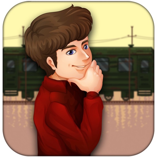 A Million Dollar Man On A Speeding Train To Avoid Dangers Whizzing In The Air Free icon