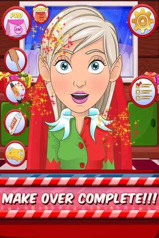 A Santa Christmas Makeover- HD Kids Games screenshot 3