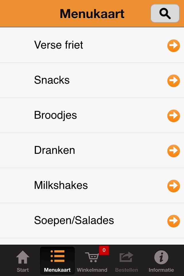 Snack-eethuis Hugo BestelApp screenshot 3