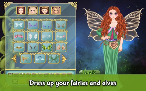 Fairy Dress up for Girls and Kids - Fun Dress up with fashion, makeover, make up and fairy princess screenshot 2