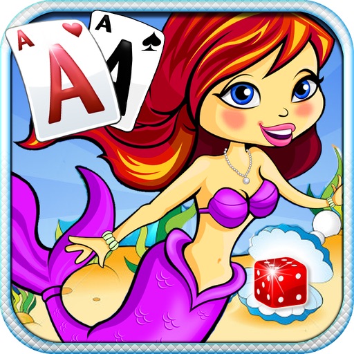 AAamazing Mermaid's Soul Siren's TX Poker Slots -  Free Xtreme Casino 777 Slot Machine icon