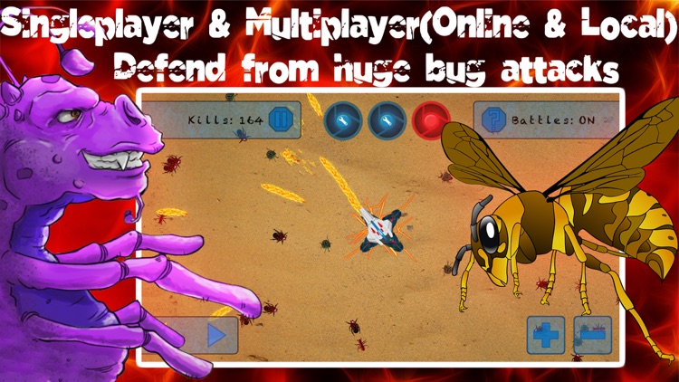 Burn the Bugs - Multiplayer Online Game