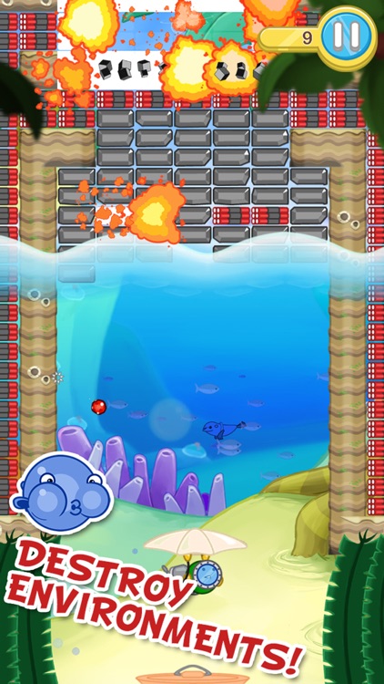 Blowfish Meets Meteor: A Brick-Breaker Adventure screenshot-3