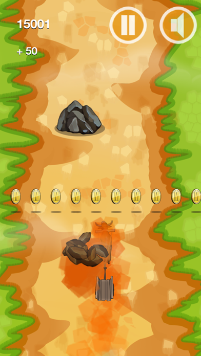 How to cancel & delete Rocks and Ox - A Funny and Rapid Game That Involves Dodging Stones from iphone & ipad 4
