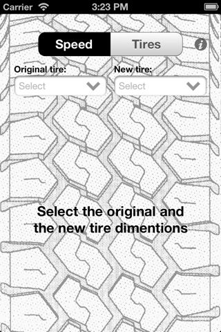 wheels speed calculator screenshot 2