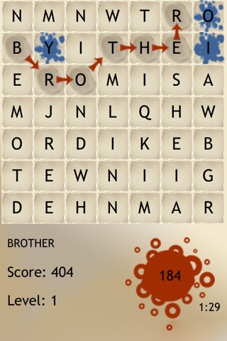 Words English - The rotating letter word search puzzle board game screenshot 3