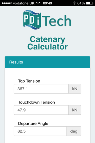 Catenary Calculator screenshot 4