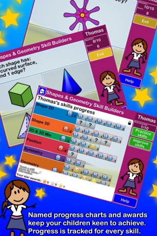 Shapes+Geometry Skill Builders screenshot 2