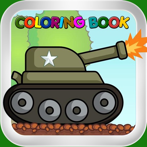 Kids Coloring Book for Tanks World Edition iOS App