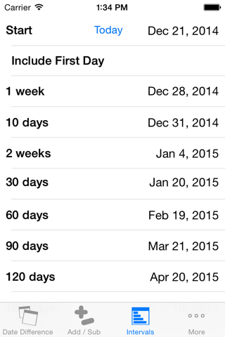 Date Difference Calculator screenshot 3