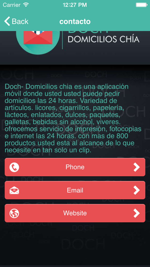 How to cancel & delete DOCH - Domicilios Chia from iphone & ipad 3