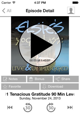 Elsie's Yoga Class: Audio Classes To Go screenshot 3