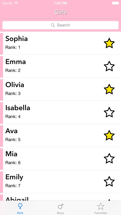 Baby Girl Names LITE