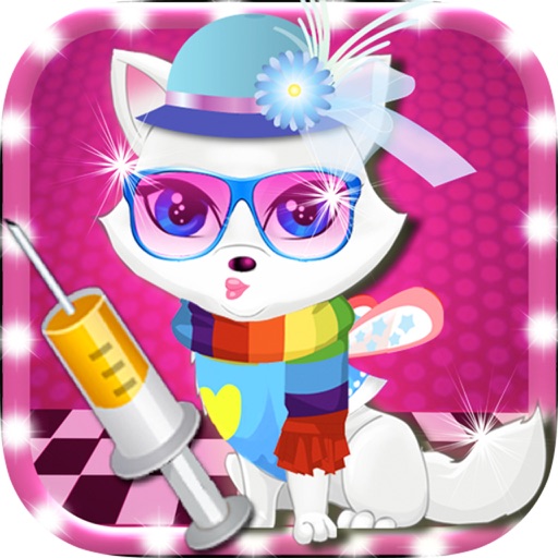 Cute Kitty Cat Pet Hot Fashion Dress up and Spa Salon Icon