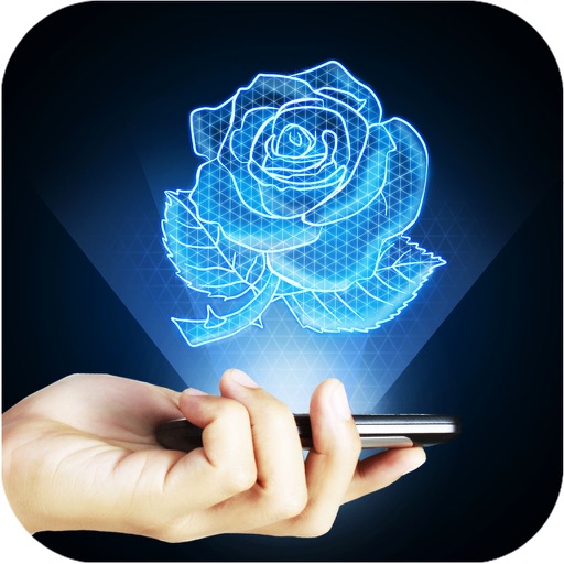 Hologram Flowers 3D Simulator iOS App