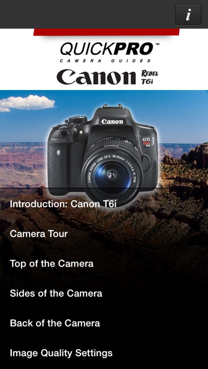 Canon T6i from QuickPro