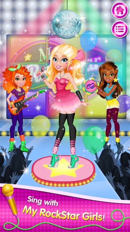 My Rockstar Girls - Party Rock Band screenshot-0