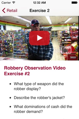 Robbery Mitigation Training App screenshot 2