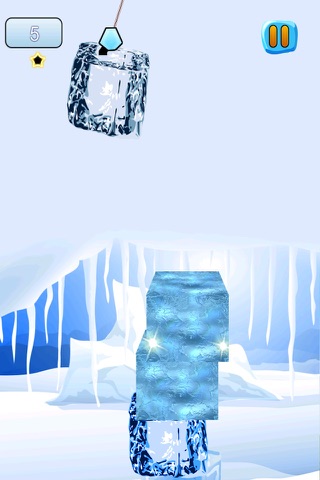 Building A Frozen Wonderland Stack And Freefall - Block Ice Cube Game Free screenshot 3
