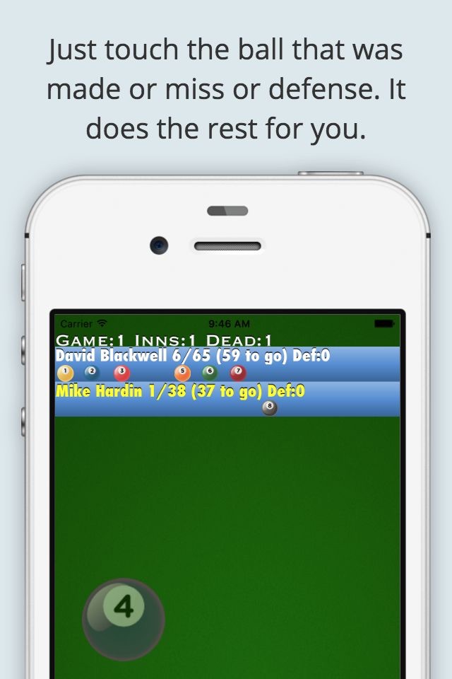 9Ball ScoreMaster Mobile screenshot 2