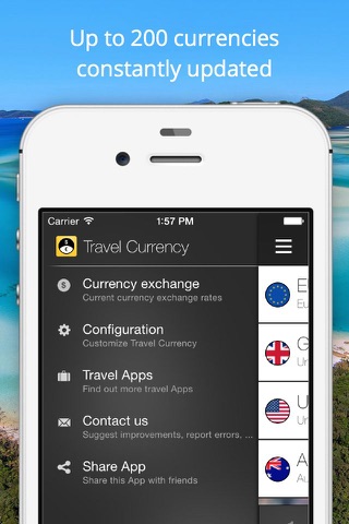 Travel Currency – currency converter for travelers screenshot 2