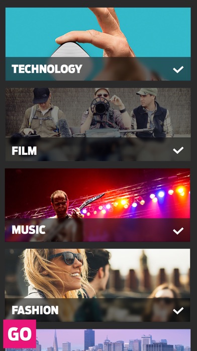 Screenshots of Indiegogo for iPhone
