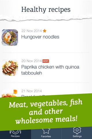 Healthy Recipes Pro - quick and easy meals for a well-balanced diet screenshot 2