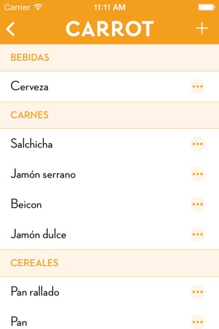 Carrot - ¡convierte tu nevera en un Chef! screenshot 3