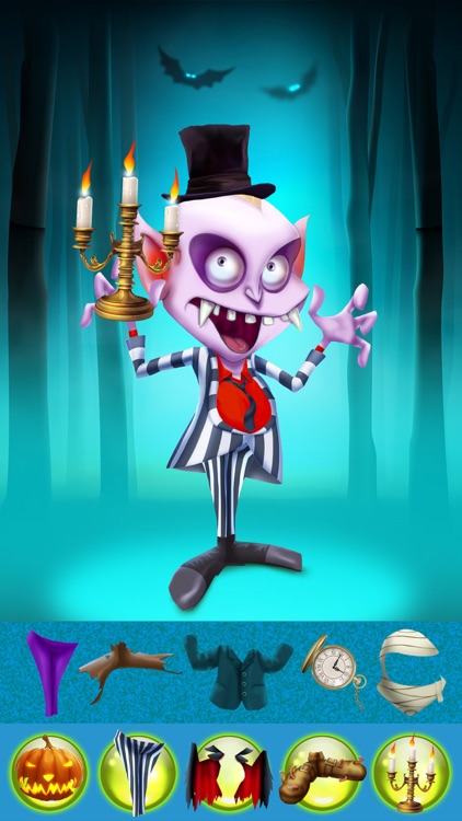 My Freaky Little Monsters and Zombies Dress Up Club Game - Free App screenshot-4