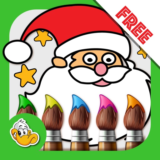 Christmas Coloring Book for Kids Free iOS App