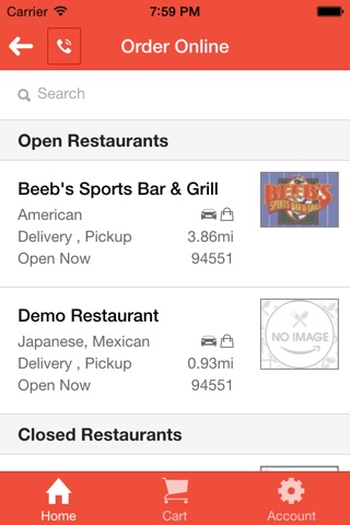 Food Near U – Restaurant Pickup Delivery Order App screenshot 3