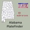 Alabama began using numeric license plate prefixes in 1955