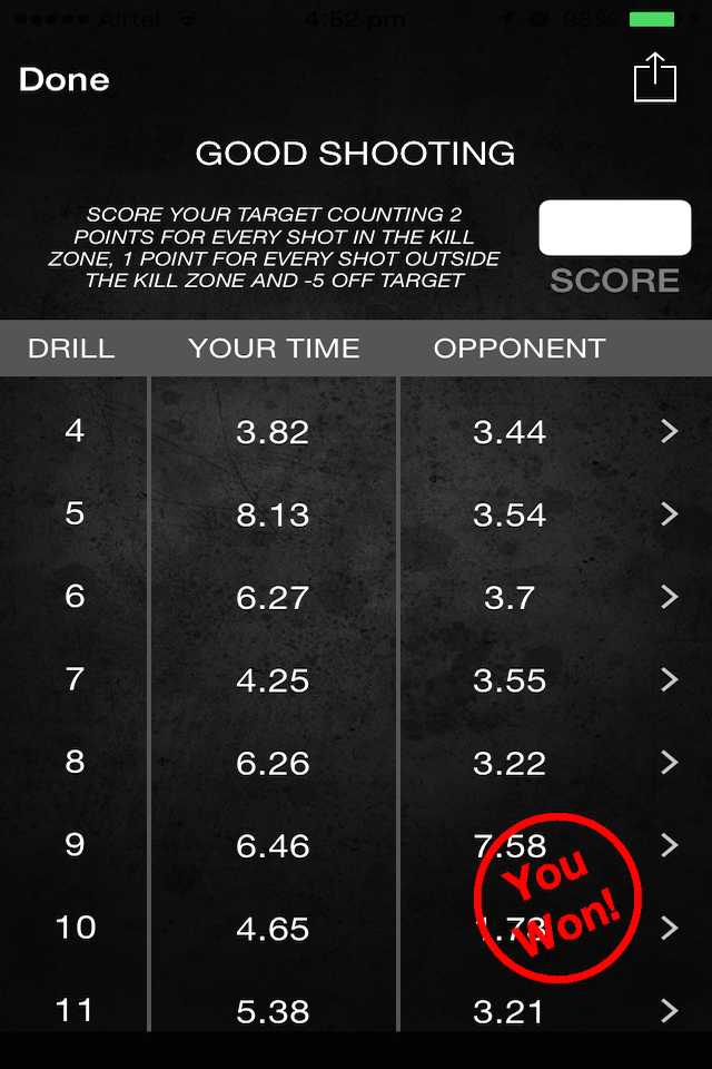 Time on Target - Survival Mode