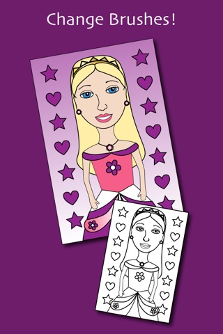 International Princess Coloring Book screenshot 3