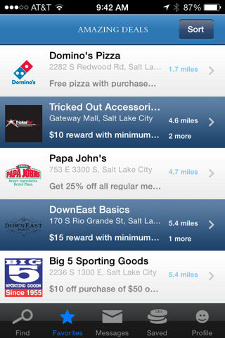 Zions Bank AmaZing Deals screenshot 3